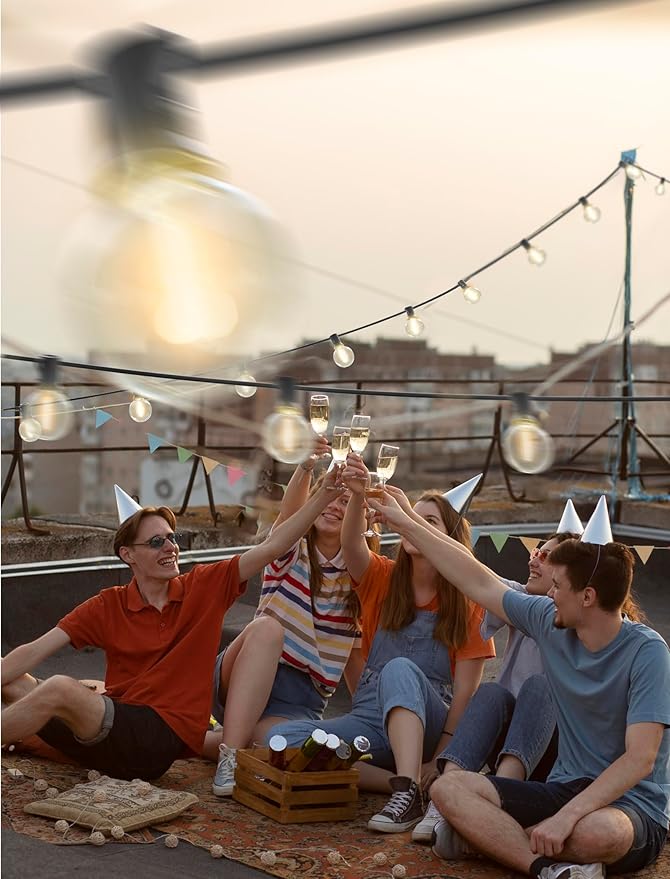 SUNSGNE 100Ft LED Outdoor String Lights - Image 7