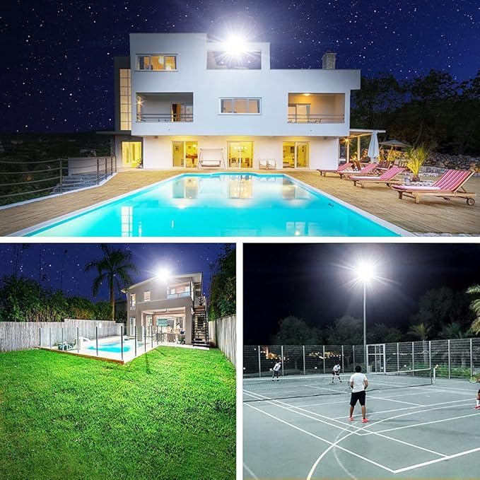 YANYCN 500W LED Flood Light Outdoor, 2750W Equivalent Super Bright FloodLight - Image 6