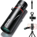 Mini Monocular Telescope with Phone Adapter, 25X Magnification Portable Single by CLNXMT