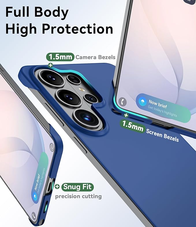 GRECAZO Slim Borderless for Samsung Galaxy S26 Plus Phone Case 6.7" Ultra-Thin - Image 6
