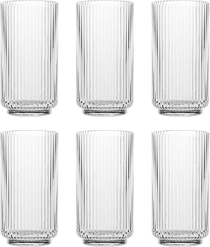 Abode Homewares Mesa 22 oz Durable Acrylic Jumbo Drinking Glasses, by AbodeHomewares-TheDesignDestinationforTabletopDrinkwareKitchenandPet