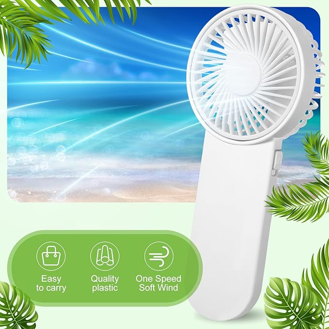 Sumind 12 Pcs Small Personal Portable Fan Mini Handheld Bulk 1 Speed Electric - Image 4