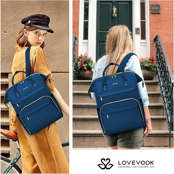 LOVEVOOK Laptop Backpack for Women, 15.6 Inch Professional Womens Travel - Image 6