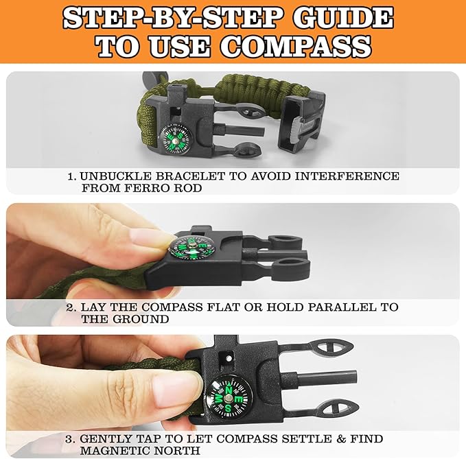 Paracord Survival Bracelet - Image 7