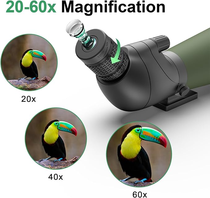 Gosky Flagship DiamondEdge 20-60x80 Spotting Scope - Image 3