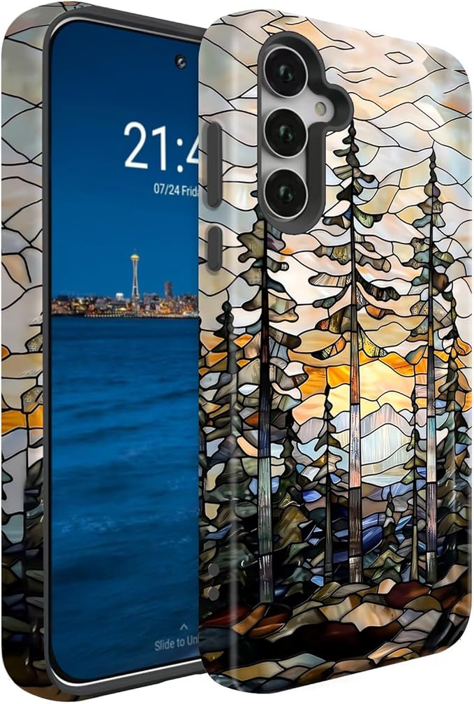 Compatible for Samsung Galaxy A16 5G Case, Dual Layer Heavy Duty 2 in 1 by BSMOSPER