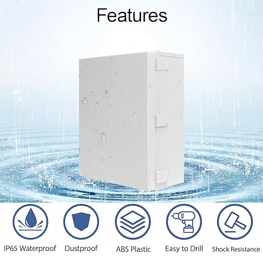 Electrical Box IP65 Waterproof Dustproof ABS Plastic Enclosure Outdoor and - Image 3
