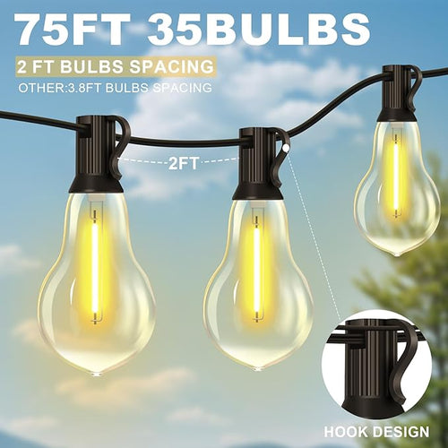 75FT Outdoor String Lights - Image 2