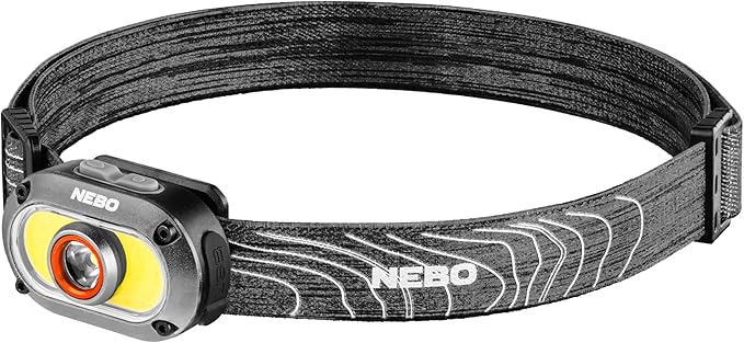 NEBO MYCRO 550+ Rechargeable Headlamp | 550 Lumens, 7 Light Modes, Water - Image 2