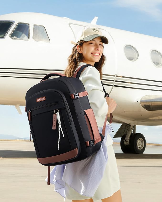LOVEVOOK 40L Travel Backpack for Men & Women, Airline Approved Carry On Luggage - Image 7