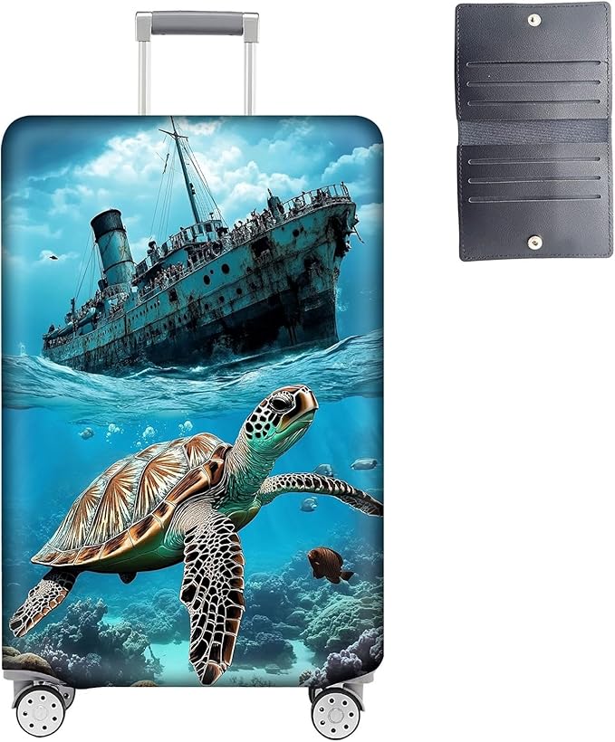 Luggage Cover Protector for 26-28 Inch Suitcases, TSA Approved Elastic Travel by Unknown