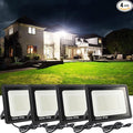 4Pack LED Flood Light Outdoor, 150W LED Work Light 15500lmwith 6FT US Plug by MUCLUD