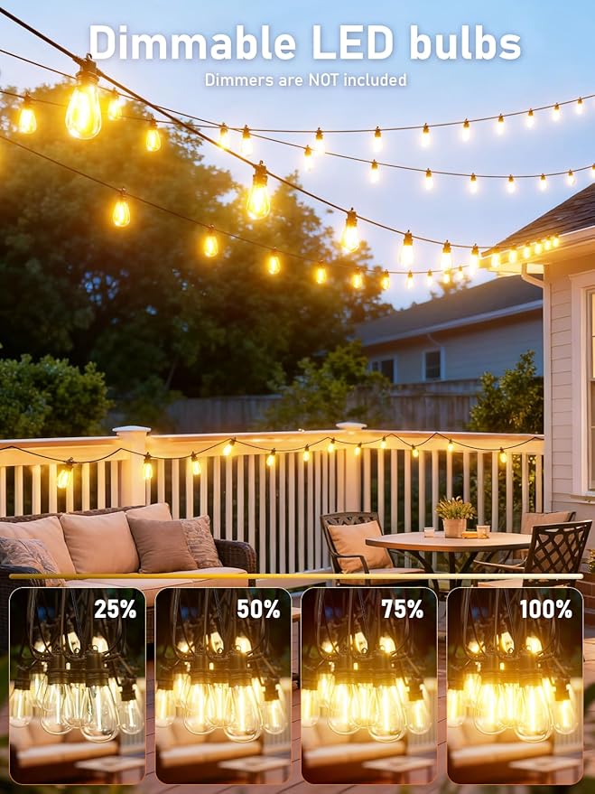 150FT LED Outdoor String Lights - Image 6