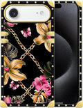 for iPhone 17 Air Case Luxury Golden Decoration by Unknown
