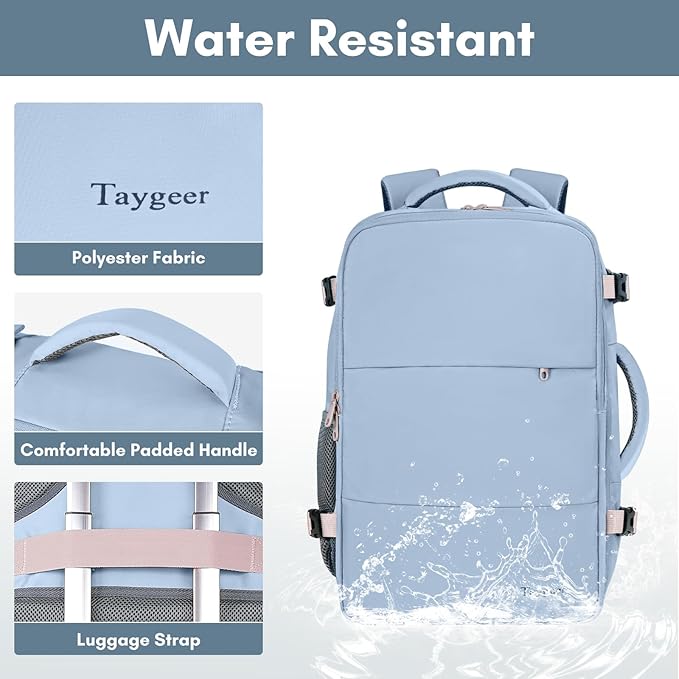 Taygeer Travel Backpack for Women, Carry On Backpack - Image 7