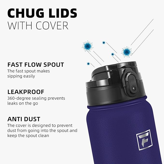 Fanhaw 20 oz Insulated Stainless Steel Water Bottle - Image 4