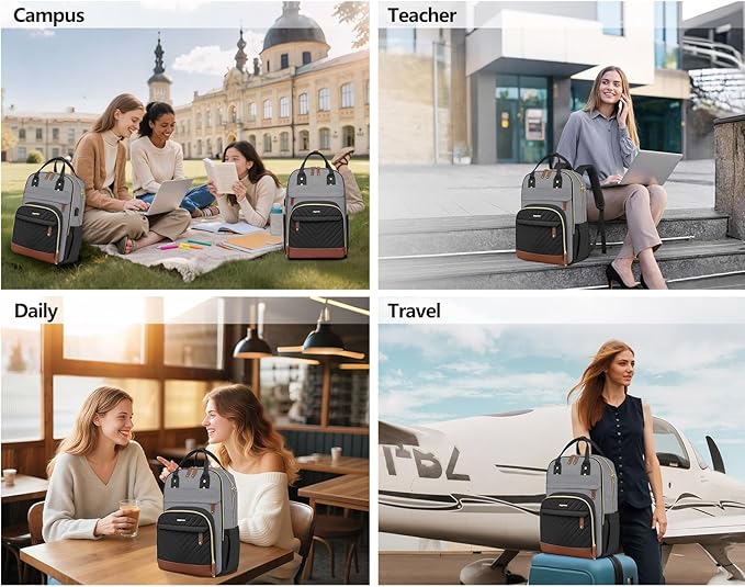 Laptop Backpack for Women Work Bag - Image 8