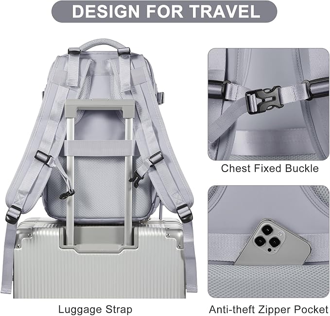 coofay Travel Backpack Carry On Flight Approved - Image 7