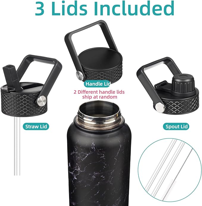 Konokyo Insulated Water Bottle 24oz Stainless Steel Sport Bottles - Image 3