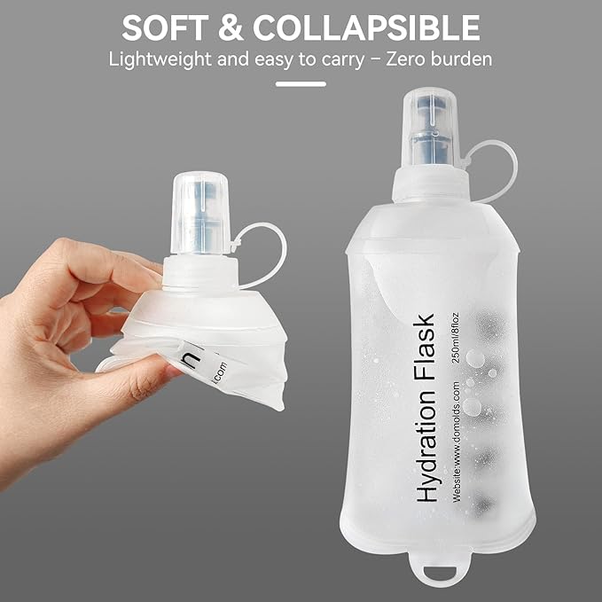 250ml Soft Flask Soft Water Bottle - Image 3