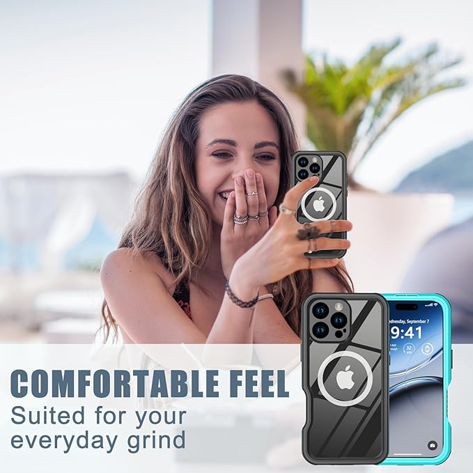 for iPhone 16 Pro Case Waterproof, Full-Body Hard Case Built-in - Image 8