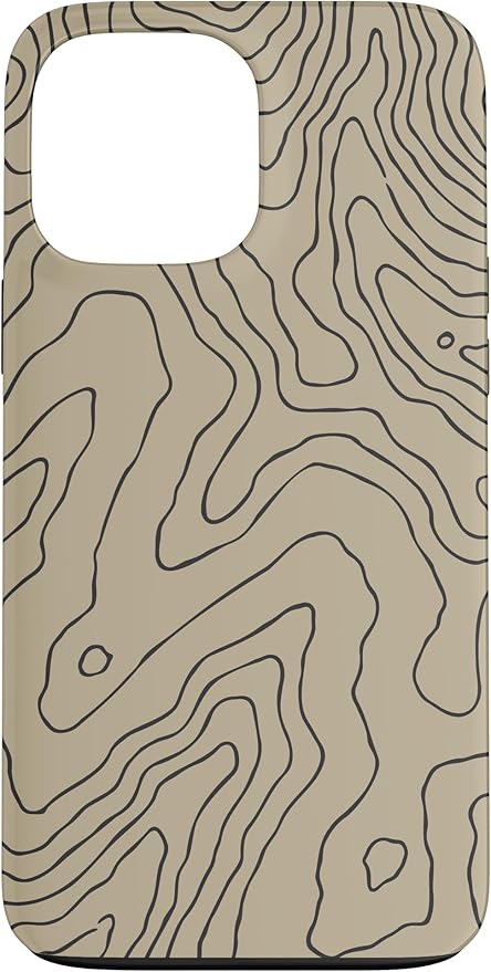 Coyote Country Guide Lines Topographical Contour Map Case by Unknown