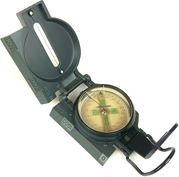 Land Nav Kit with Lensatic Compass, Protractor, Pace Counter & Map Markers - Image 2