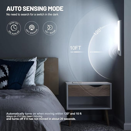 6 Pack Under Cabinet Lights Wireless, 32 LED Motion Sensor Light Indoor - Image 2