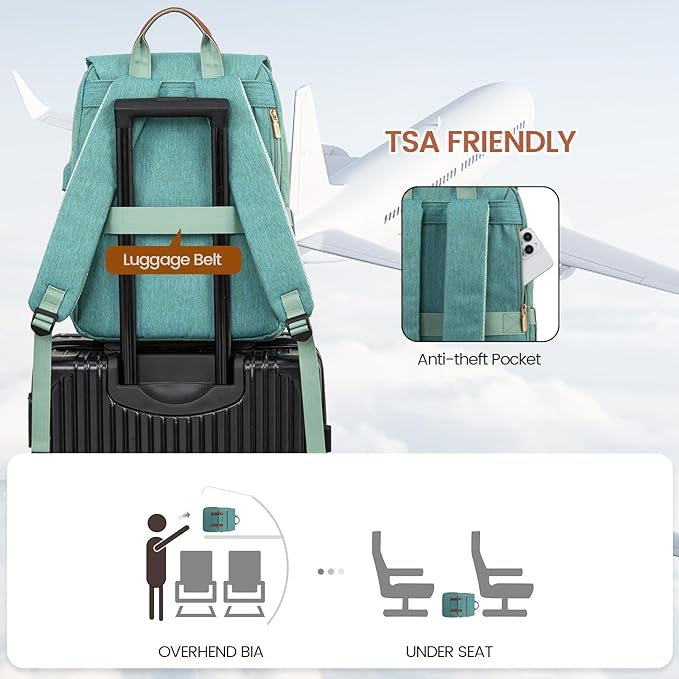 LOVEVOOK Travel Laptop Backpack Purse - Image 3