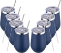 MEWAY 12oz/8 Pack Wine Tumbler Glasses by MEWAY
