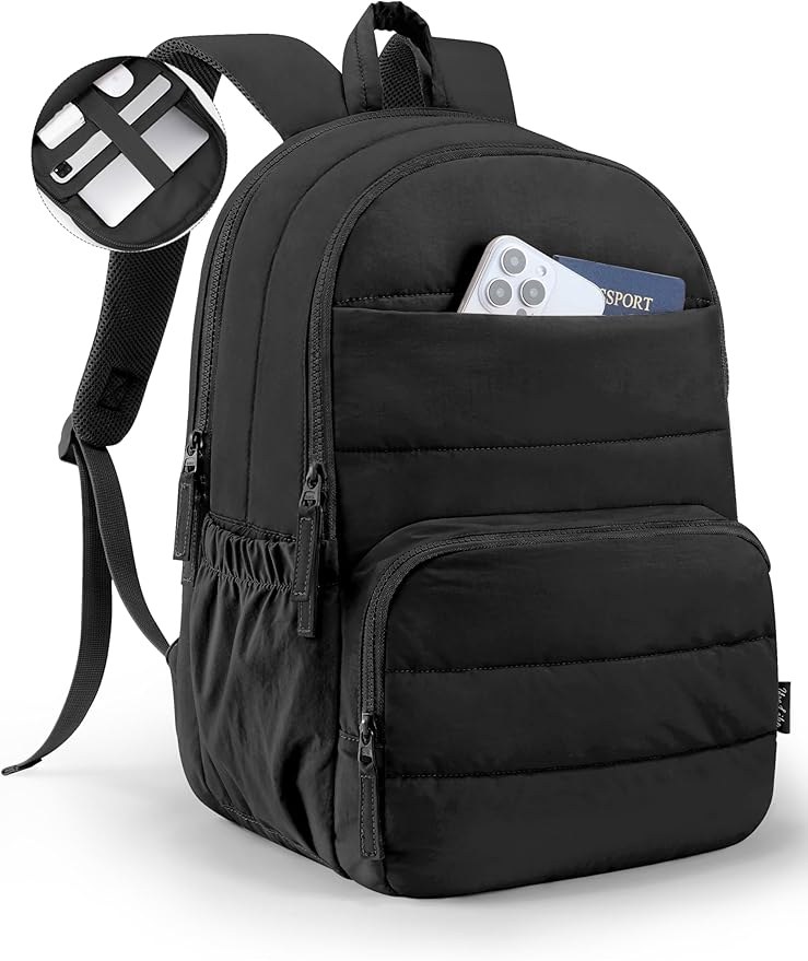 Uselike Travel Backpack for Women, 15.6 Inch Laptop Backpack, Quilted College by Uselike