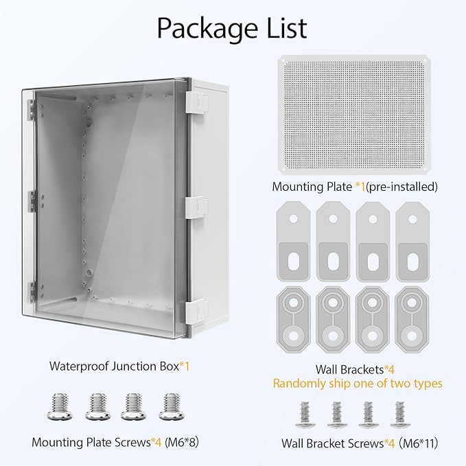 Electrical Box IP65 Waterproof ABS Plastic Enclosure Outdoor and Indoor Project - Image 7