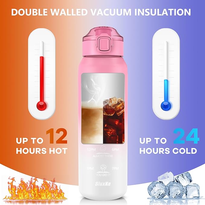 SLUXKE 32oz Insulated water bottle - Image 4