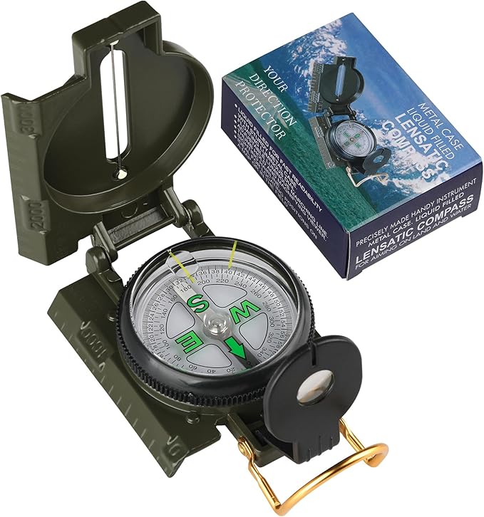 Compass Hiking Survival, Wilderness Survival Compass by HaiKe