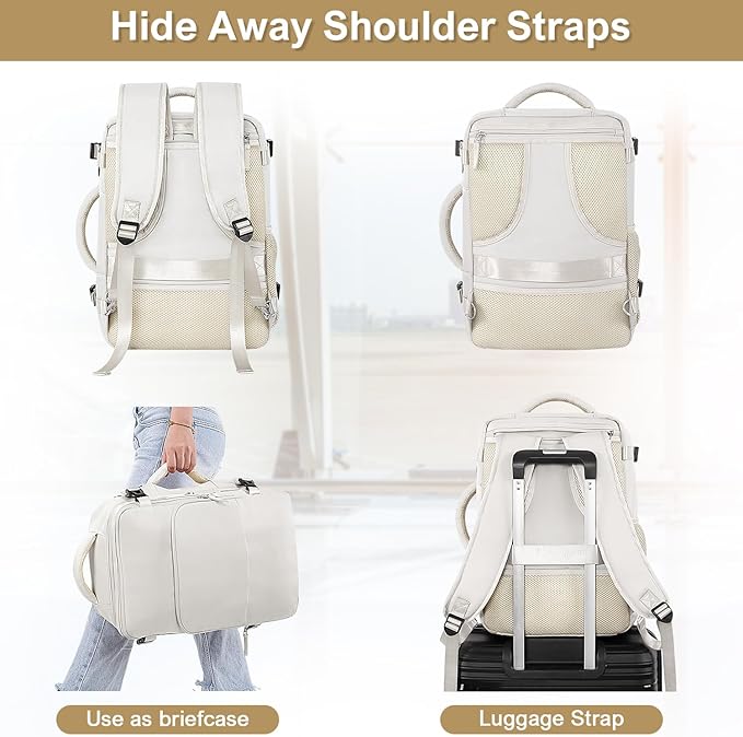 Sinaliy Travel Backpack, Carry on Flight Approved Backpack - Image 7