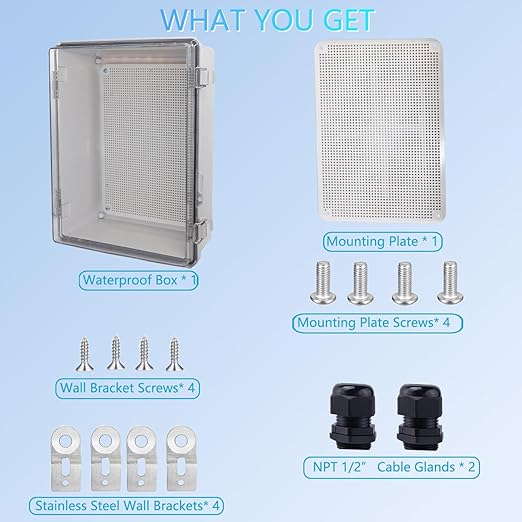 IP67 Waterproof Junction Box, ABS Plastic Electrical Enclosure - Image 7