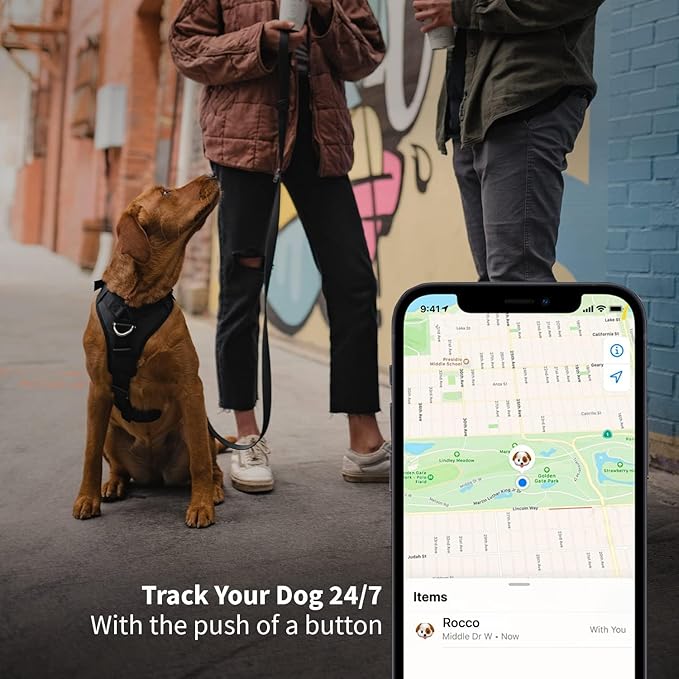 SÄKER IP68 Waterproof The Safest AirTag Dog Collar Holder, Ultra-Durable - Image 3