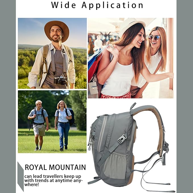 Small Hiking Backpack, 20L Lightweight Travel Backpacks - Image 7