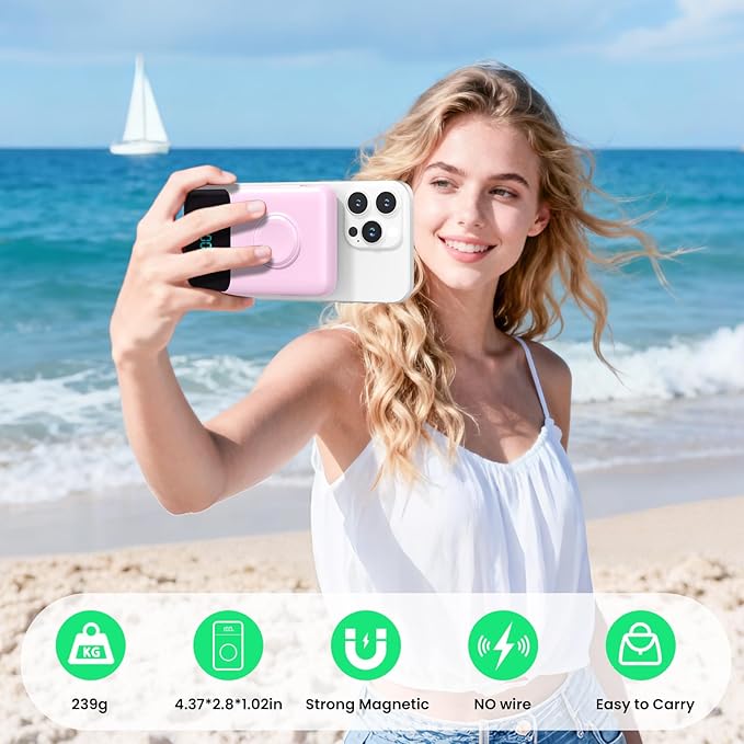 Magnetic Portable Charger for iPhone - Image 2