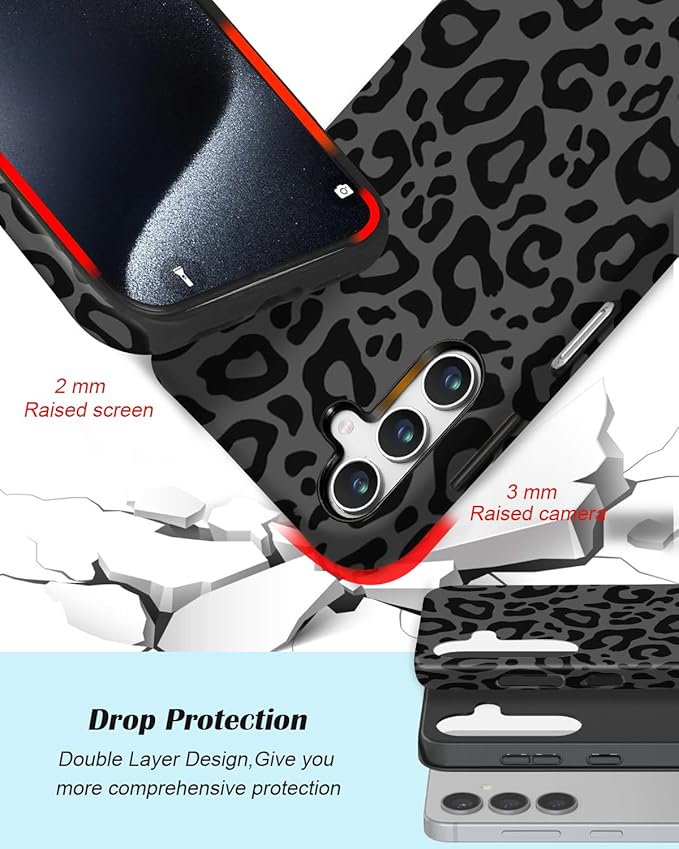 Compatible for Samsung Galaxy A37 5G Case, Dual Layer Heavy Duty 2 in 1 - Image 3