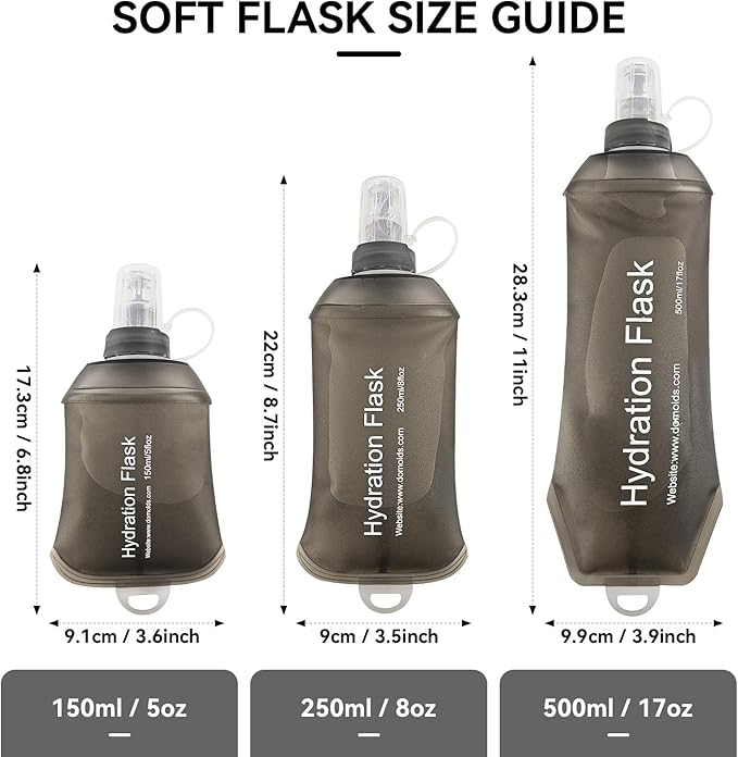 150ml Soft Flask Soft Water Bottle - Image 2