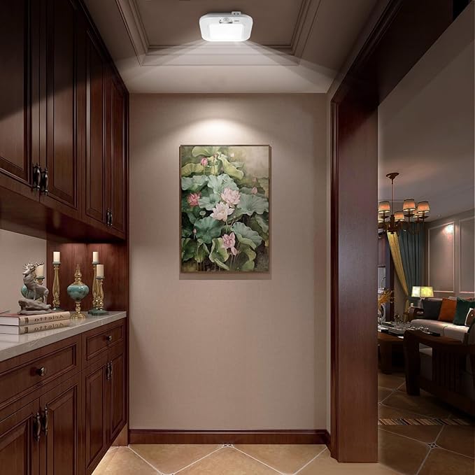 Motion Sensor Ceiling Light Battery Operated, 180LM 6000K Battery Closet Lights - Image 7