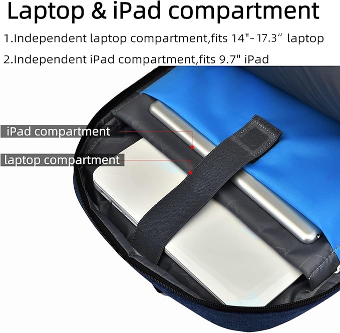 DUSLANG 17 Inch Laptop Backpack - Image 3