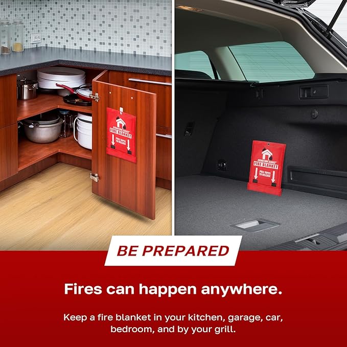 Signature Series Fire Blanket, Flame Suppression Fiberglass Blanket - Image 9