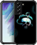 for Samsung Galaxy S21 Plus Case, Skeleton Winding Snake Pattern Graphic Design by FKBRCL4U