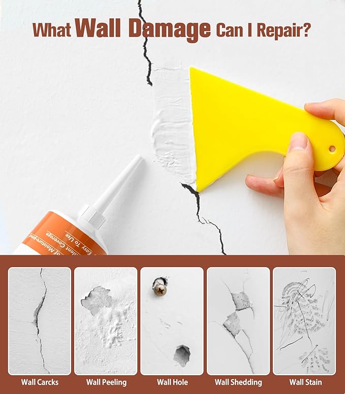 Spackle Wall Repair Kit, Drywall Repair Patch Kit, Simple Small Wall Hole - Image 3