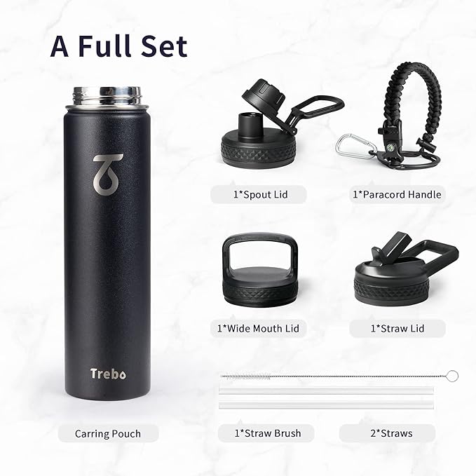 Trebo 24 oz Water Bottle Insulated - Image 6