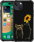 for iPhone 14 Case, Pig Sunflower Yellow Sunshine Pattern Graphic Design Girl by FKBRCL4U