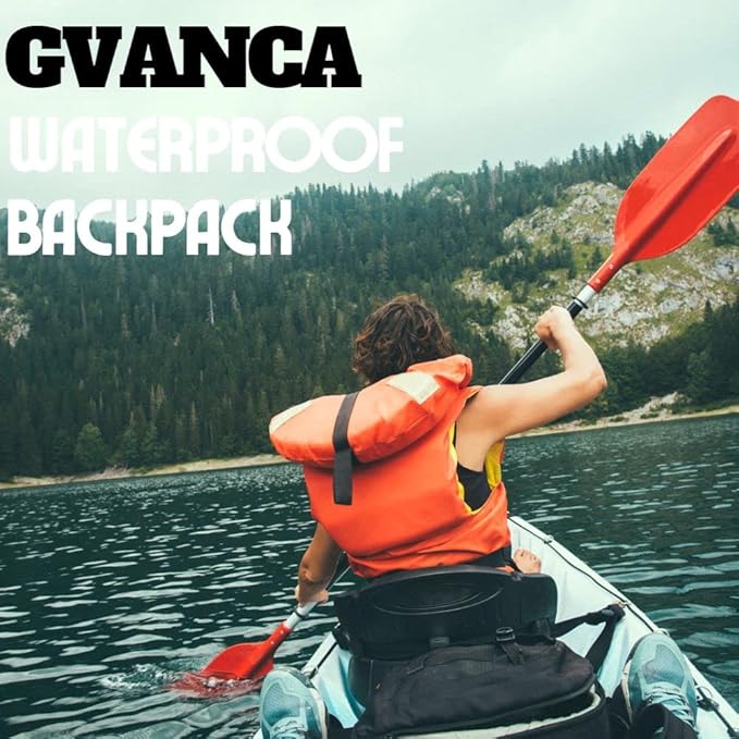 Waterproof Roll Top Kayak Dry Backpack, Floating Outdoor Dry Sack Boating - Image 6