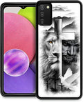for Samsung Galaxy S20 FE Case, Lion Cross Jesus Christ Dove Pattern Graphic by FKBRCL4U